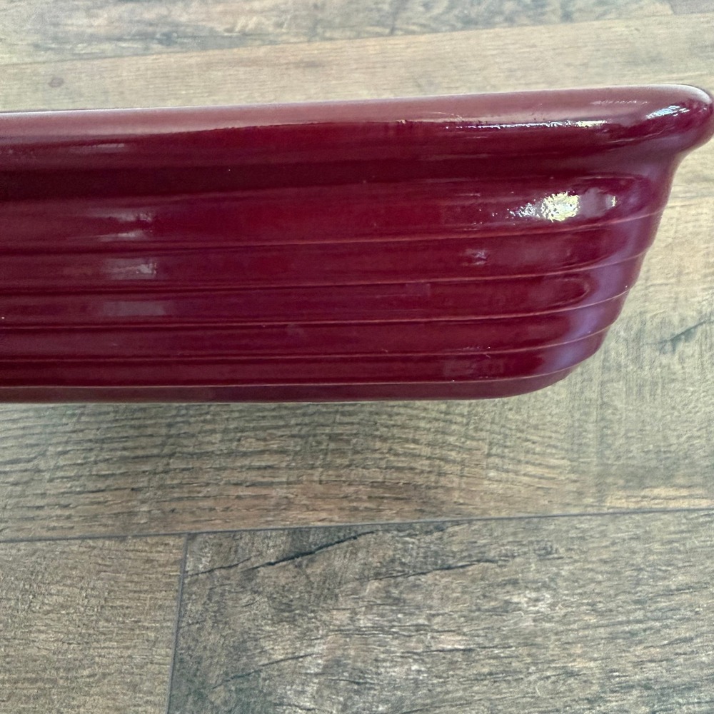 Pampered Chef Square Baker Unisex 9in Cranberry Red - Picture 5 of 14